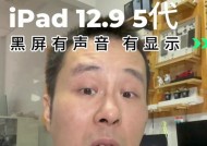 iPad黑屏有声音怎么办？如何快速解决？