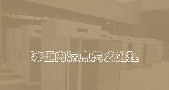 冰柜漏水怎么修复（快速解决冰柜漏水问题的方法）  第1张