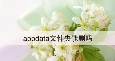 探索appdate文件夹的重要性（了解appdate文件夹的功能与作用）  第1张