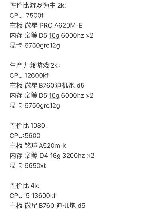 两万元预算电脑配置推荐及性能分析？  第2张